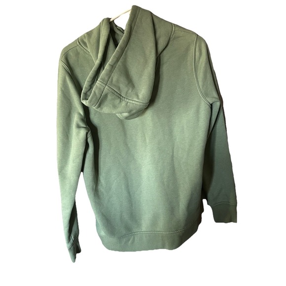 Carhartt Hoodie Youth 8-10 Medium Relaxed Fit Workwear Outdoor Green Cotton - Picture 2 of 4